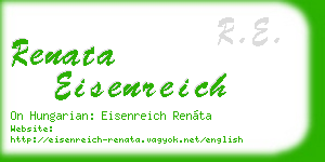renata eisenreich business card