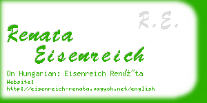 renata eisenreich business card